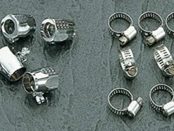 Goodridge Econo-Seal Chrome Hose Ends With Clamps