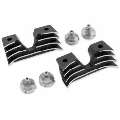 Biker's Choice Black Finned Head Bolt Covers