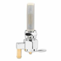 Biker's Choice Chrome 22 Mm Hex Petcock Outlet Down