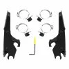Memphis Shades Black Batwing Fairing Trigger-Lock Mount Kits