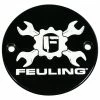 Feuling Motor Company Feuling Black Wrenches Logo Points Cover
