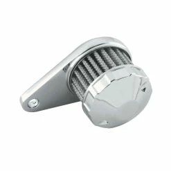 Milwaukee Twins Chrome Crankcase Breather Assembly