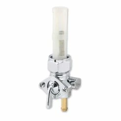 Milwaukee Twins Chrome Diaphragm Type Straight Petcock