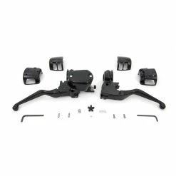 V-Twin Manufacturing Handlebar Control Kit Black