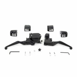 V-Twin Manufacturing Handlebar Control Kit Black