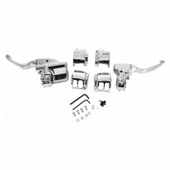 V-Twin Manufacturing Handlebar Control Kit Chrome