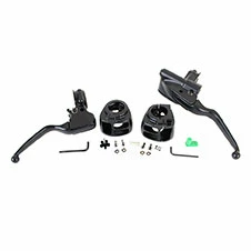 V-Twin Manufacturing Handlebar Control Kit Black