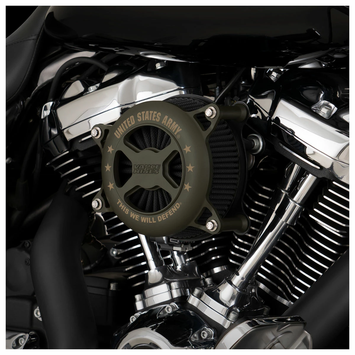 Vance & Hines Army Military Power Series VO2 Intake - Image 3