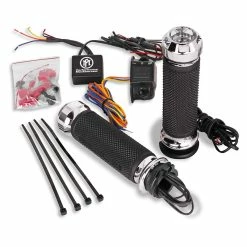 Performance Machine Apex Heated Grips Chrome