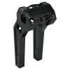 LA Choppers Black 1-1/4" Billet Performance Risers 8" With Pullback