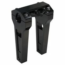 LA Choppers Black 1-1/4" Billet Performance Risers 6" Straight
