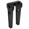 LA Choppers Black 1-1/4" Billet Performance Risers 8" Straight
