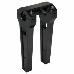 LA Choppers Black 1-1/4" Billet Performance Risers 8" Straight