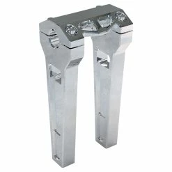 LA Choppers Raw 1" Performance Riser 8" Straight