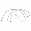 LA Choppers Front Brake Line Kit Stainless Steel Mini Apes