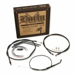 Burly Brand Extended Cable/Line Kit For 12" Apes
