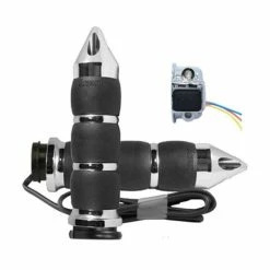 Avon Grips Velvet Air Cushion Spike Heated Chrome Grips