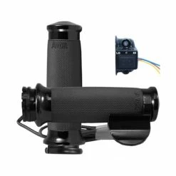 Avon Grips Custom Contour Heated Grips With Thottle Boss Black