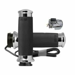Avon Grips Custom Contour Smooth Heated Grips Chrome