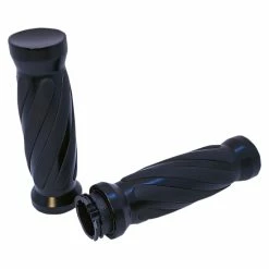 Pro-One Twisted Rubber Grips Black