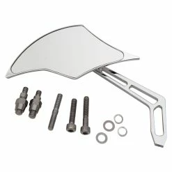Pro-One Weekend Warrior Stem With Large Flame Head Chrome Mirrors