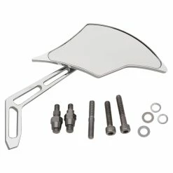 Pro-One Weekend Warrior Stem With Large Flame Head Chrome Mirrors