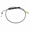 LA Choppers Quick Connect Clutch Cable 12"-14" Apes Stainless Steel