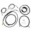 LA Choppers Plug And Play Handlebar Cable Brake Line And Wire Kit 18"-20" Apes Midnight Stainless