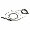 Burly Brand Handlebar Cable Installation Kit Stainless Steel 14" Tall