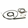 Burly Brand Handlebar Cable Installation Kit Black Vinyl 16" Tall