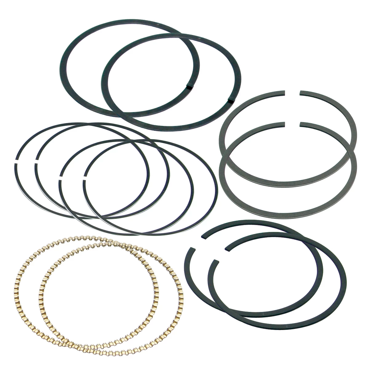 S&S Cycle Chromloy Piston Ring Set +.005" Oversize