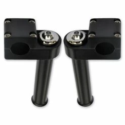 Wild 1 Black Pullback Risers For 1-1/4" Handlebars