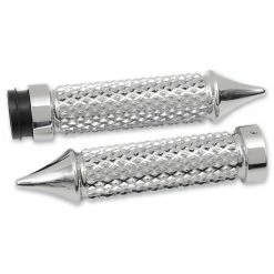 Eddie Trotta Designs Cross Cut Chrome Grips