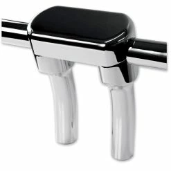 LA Choppers Chrome 5-1/2″ Riser Kit For 1″ Handlebar
