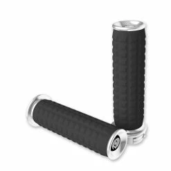 Roland Sands Design Chrome Traction Grips