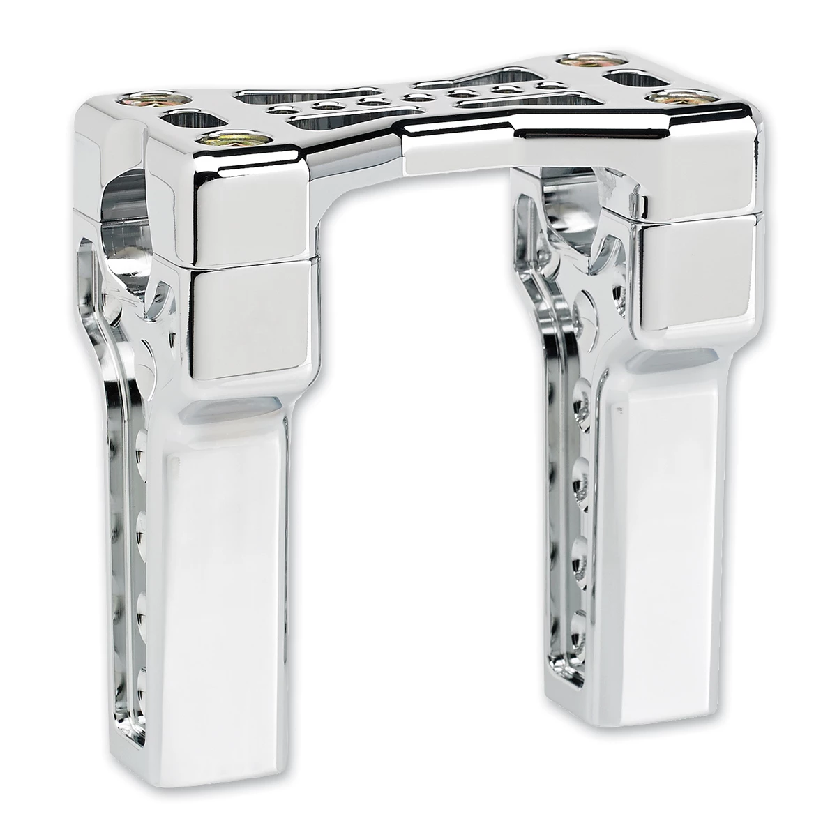 Joker Machine 4" Chrome Bridge Handlebar Clamp - Image 2