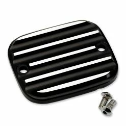 Joker Machine Black/Silver Finned Master Cylinder Cover