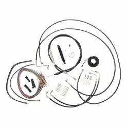 LA Choppers Black Complete Cable/Line/Wiring Handlebar Kit For 15″-17″ Bars On Models With ABS