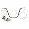 Magnum 1-1/4" Chrome Caliber Ape Hanger With Install Kit