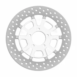 Performance Machine Raid Chrome Two-Piece Front Brake Rotor, 11.8"