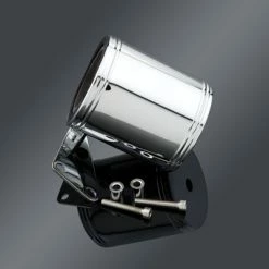 Kruzer Kaddy Chrome Beverage Holder With Switch Adapter