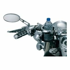 Kuryakyn Universal Chrome Drink Holder With Basket