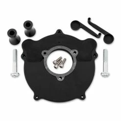 Performance Machine 58mm Throttle Body Backing Plate Upgrade Kit Black