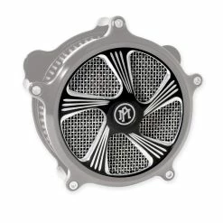 Performance Machine Element Faceplate For Super Gas Air Cleaner Contrast Cut