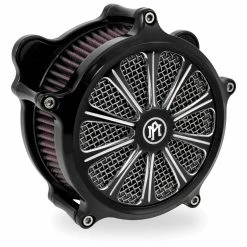 Performance Machine Revel Faceplate For Super Gas Air Cleaner Contrast Cut Platinum