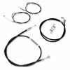 Baron Custom Accessories Black Handlebar Cable And Line Kit For 12"-14" Bars