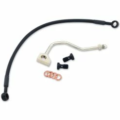 Goodridge +4" Ebony 2 ABS Brake Line Kit