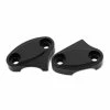 Milwaukee Twins Black Two-Piece Riser Clamp Set