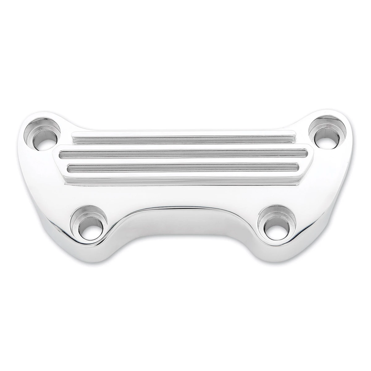 Milwaukee Twins Standard Finned Chrome Handlebar Top Clamp