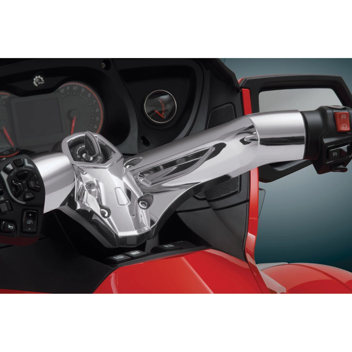 Show Chrome Accessories Chrome Handlebar Cover - Image 2